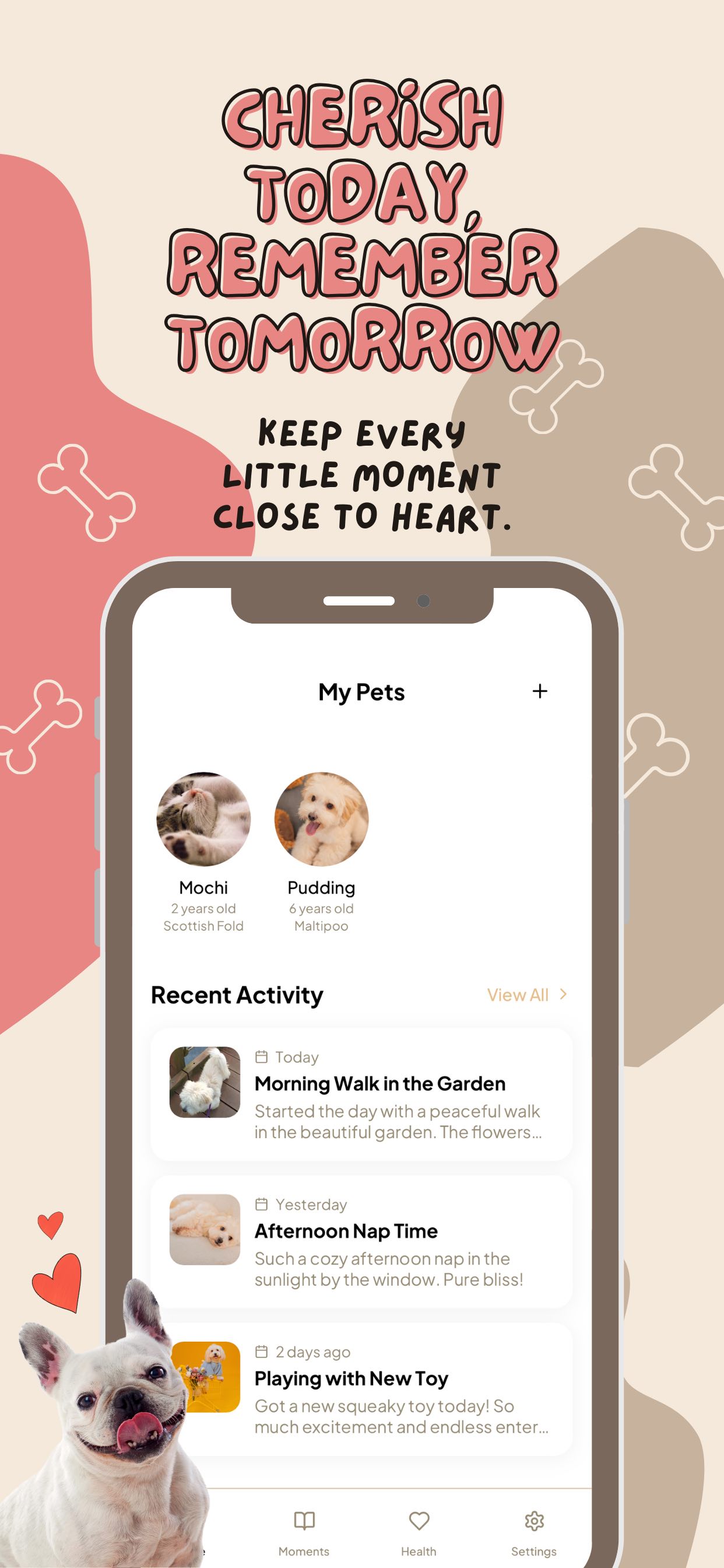 TailyTales App - Health Tracking