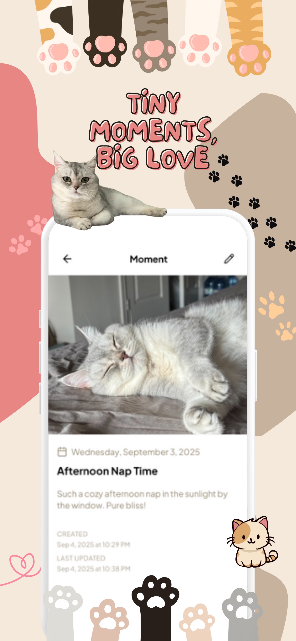 TailyTales App - Memory Timeline