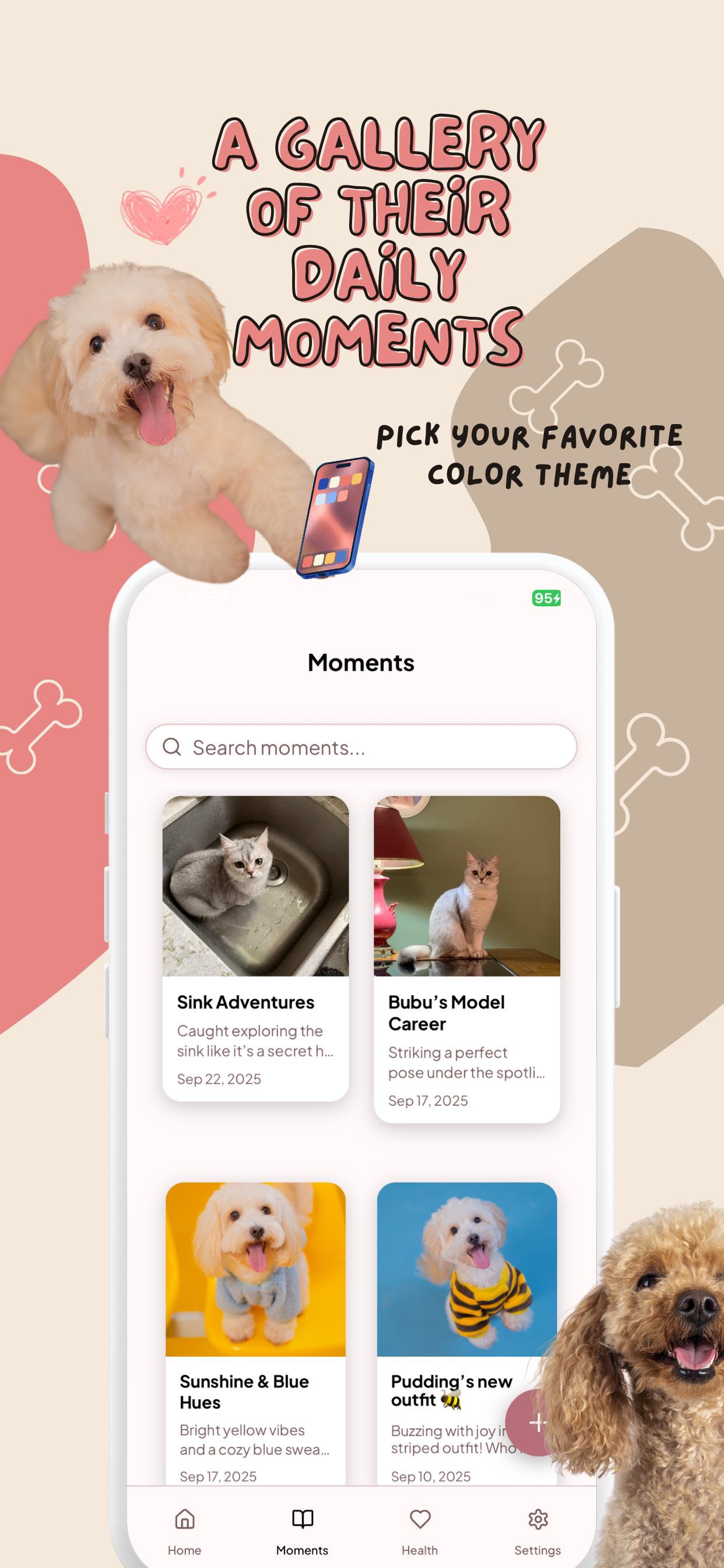 TailyTales App - Home Screen